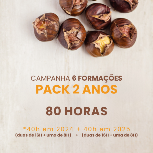 6 formações - 80 horas de formação