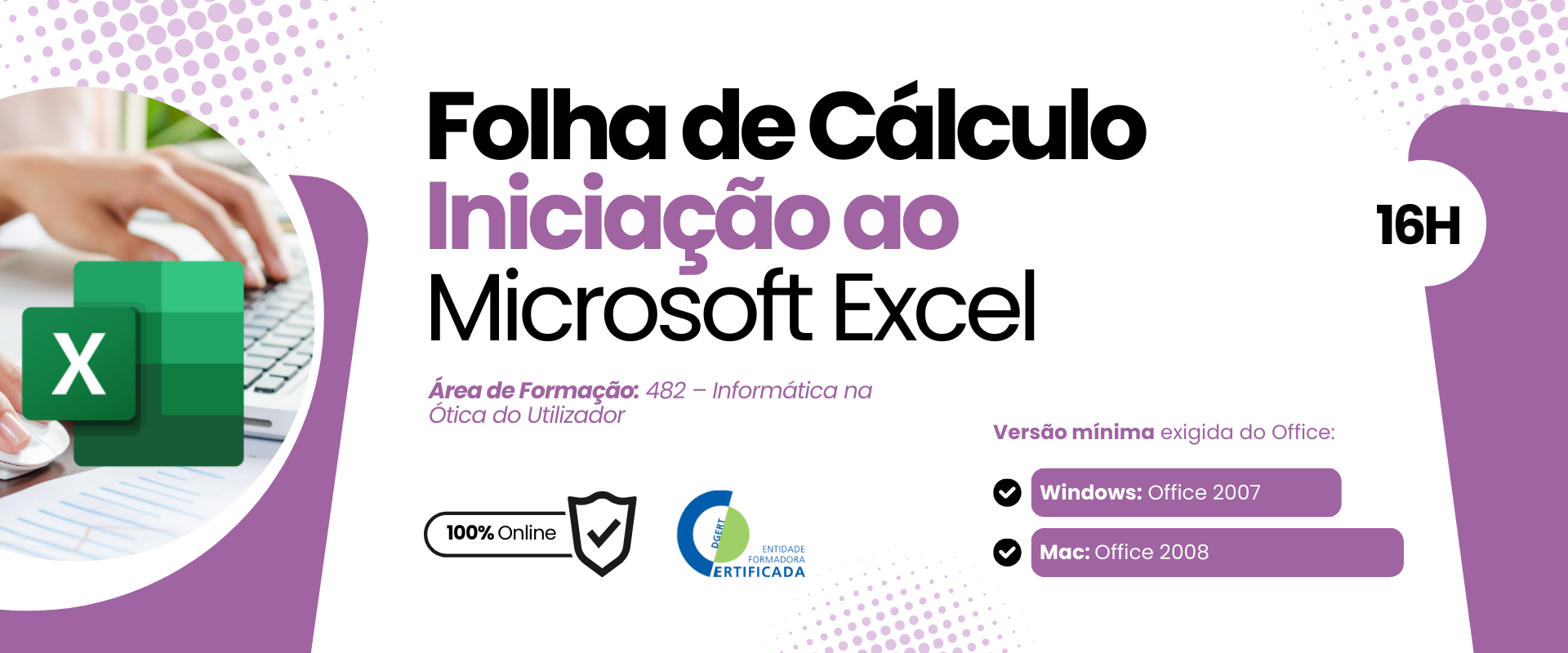 Folha de Cálculo: Iniciação ao Microsoft Excel